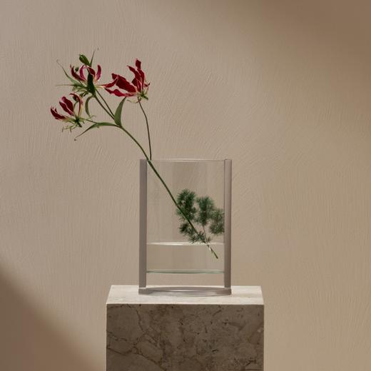 凌缘银边花瓶 RESONG日诵家居 玻璃花器插花饰品 商品图8