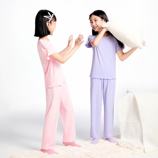 女童7A抗菌家居服套装夏季新款安奈儿童装实体店同款JG521703 商品图7