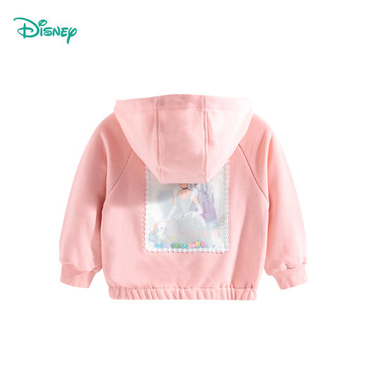 迪士尼童装女童连帽外套春秋款中小童甜美公主休闲卫衣上衣221DS0501 商品图7