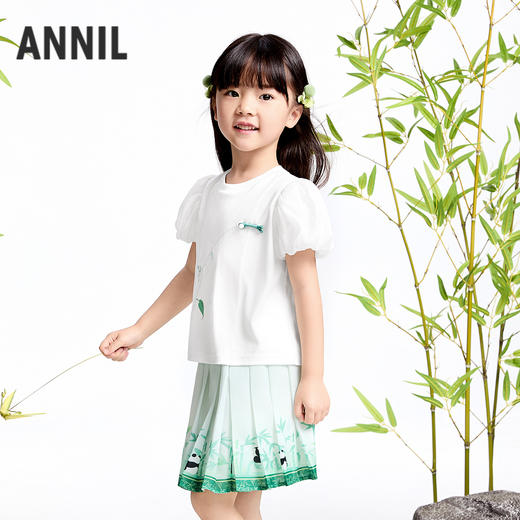 女童液氨套装夏季新款安奈儿童装实体店同款XG521702 商品图2