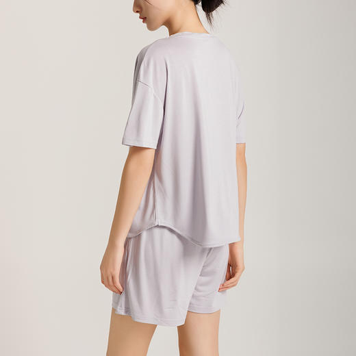 weyo女士夏季冰丝棉宽松背心裤子家居服套装1572-1573 商品图2