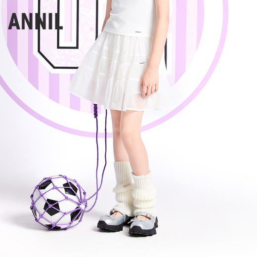 女童全腰半裙夏季新款安奈儿童装实体店同款AG523620 商品图1