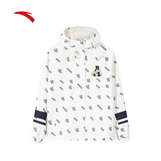 安踏（ANTA）梭织薄外套 女子2025年夏季潮流百搭外套复古休闲上衣162518603 商品图5