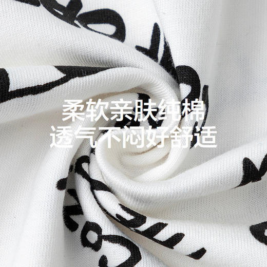 森马儿童短袖T恤男2025夏季新款纯棉熊猫满印上衣男童打底衫宽松 商品图4