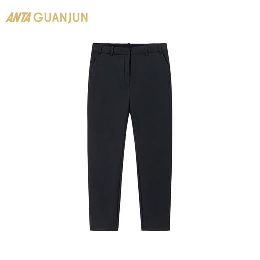 安踏（ANTA）全天候系列加绒防泼水女子通勤女梭织休闲长裤162510505 商品图0