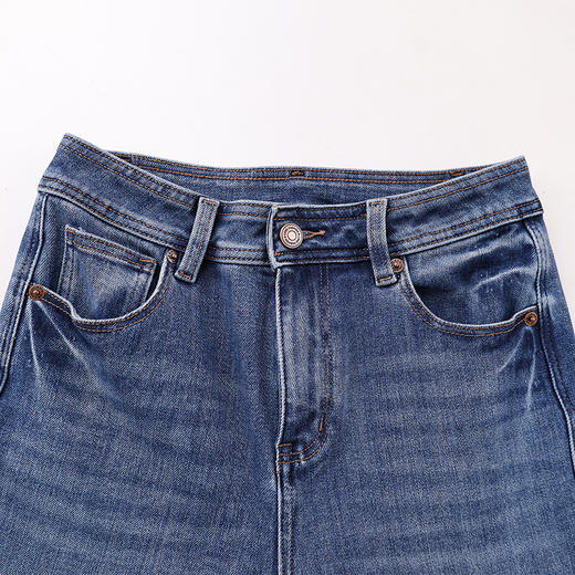 DH25YX5751慵懒风窄版微喇牛仔裤长短款RJ029 商品图9