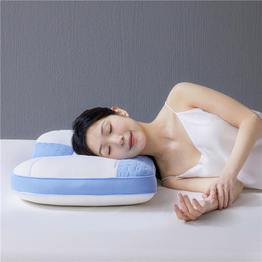 自然醒4D乳胶护颈小圆枕倍护工学枕头护颈椎助睡眠侧睡枕家用成人单人枕芯学生宿舍枕XK 商品图6