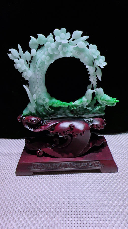 620896翡翠摆件【喜上眉梢】 商品图5