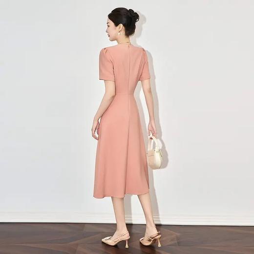 【高货wl】全新升级【铂金会员330/天猫449/差价119】(02856) 洛诗琳25春款时尚气质V领正式场合雅致通勤风高级感连衣裙 商品图1