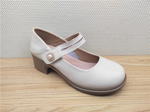 豪行秋季新款23320196真皮时尚休闲低跟女鞋单鞋皮鞋 商品图0