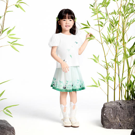 女童液氨套装夏季新款安奈儿童装实体店同款XG521702 商品图3