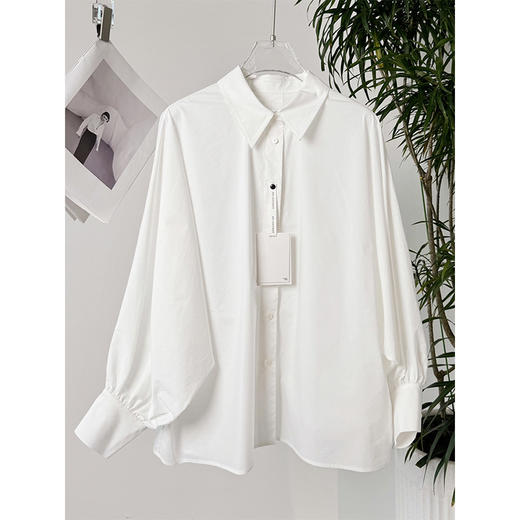 Y5C01B1128 100支高支高密精纺棉小立领休闲宽松衬衫夏季RJ005 商品图3