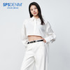 simplepieces女春季新品SPS衬衫短款收腰抽绳衬衫 商品缩略图0