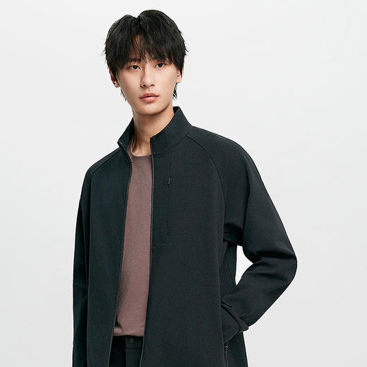 棉仓362808002-1 轻量棉感网眼空气层户外机能软壳开衫卫衣 商品图1