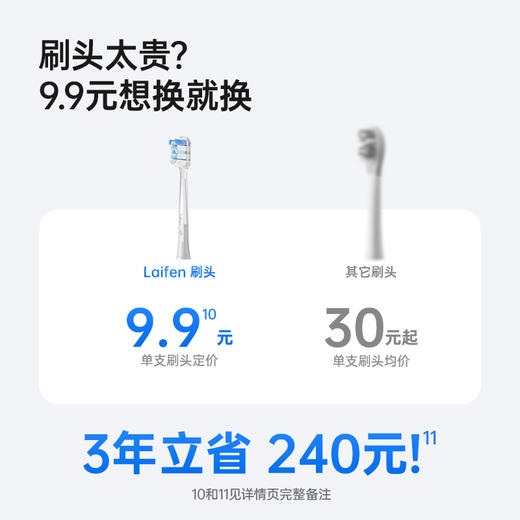 laifen徕芬新一代扫振电动牙刷ABS款 商品图6