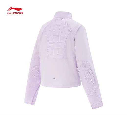 【S-2XL断码】李宁（lining）女子日常跑跑步休闲运动风衣白色AFDV042【库存有限，如无货将做退款，介意慎拍！】 商品图1