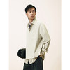 GXG男装 坑条面料口袋绣花宽松休闲翻领长袖衬衫外套 25年春热卖 商品缩略图2