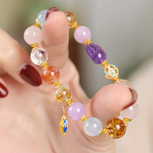 【手串】霞光织梦水晶多宝手串 商品图1