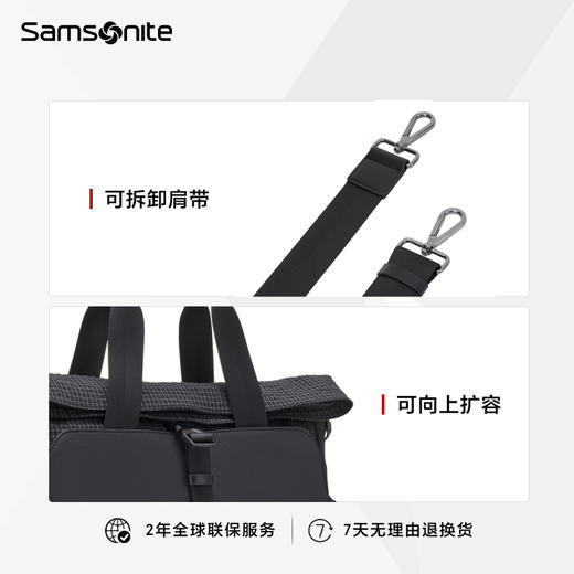 新秀丽JEREMY系列棋盘格时尚公文包NS6*102 商品图4