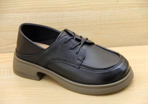 豪行新款23338569真皮职业休闲低跟女鞋单鞋皮鞋 商品图1