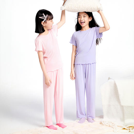 女童7A抗菌家居服套装夏季新款安奈儿童装实体店同款JG521703 商品图3
