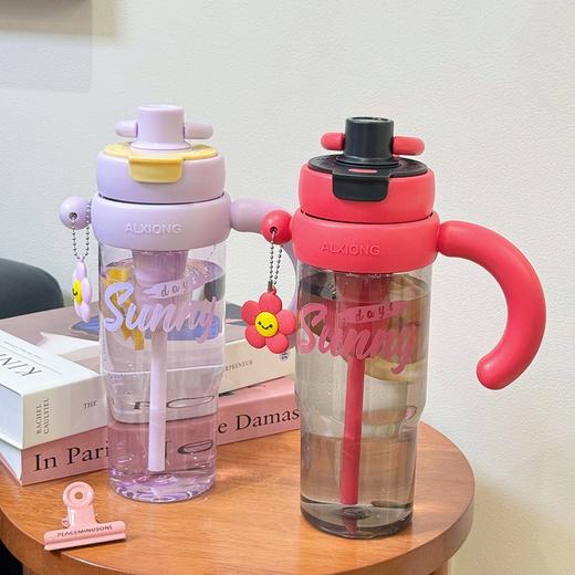 【YW】无忧购高颜值大容量手柄吨吨杯塑料杯ALX-020(截单后7天发货) 商品图1