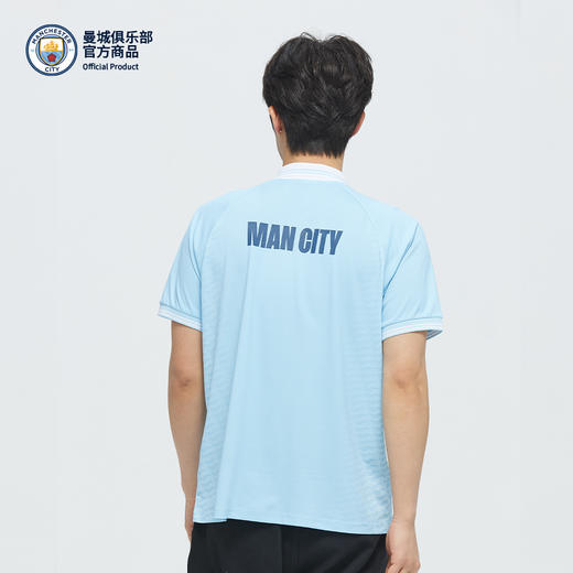 【官方正版】曼城俱乐部 | 春夏复古浅蓝印花polo领透气男女球迷 商品图4