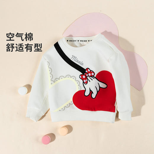 迪士尼可爱米妮小童外衣卡通系列上衣套头卫衣 商品图6