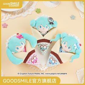 【GSC现货】初音未来 可丽饼系列 毛绒玩偶挂件A 薄荷巧克力款/B 奶油草莓款/C 海盐苏打款GSM