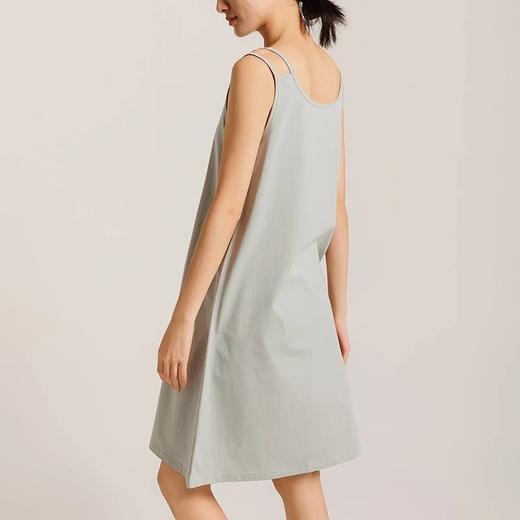 weyo 长绒棉双吊带连衣裙休闲居家宽松睡裙连衣裙13605 商品图3