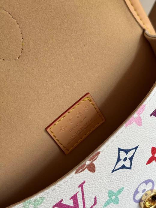 D030634白三彩可拆卸手柄圆润翻盖小号法棍包 商品图13