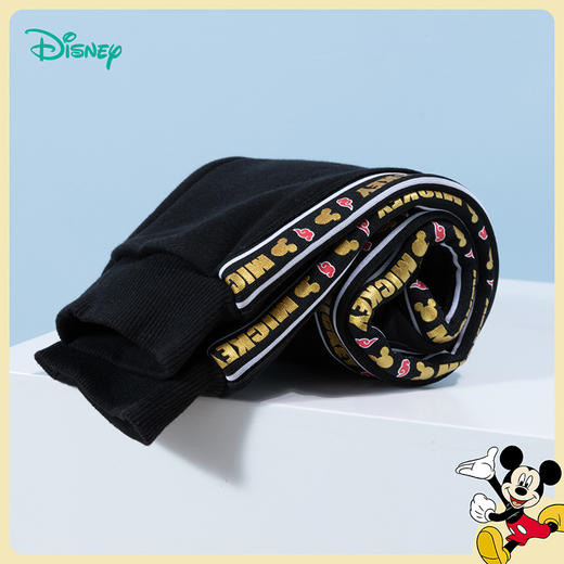 迪士尼秋冬男童卫裤加绒保暖束脚长裤中大童外出裤学生裤ZD3CK003 商品图6