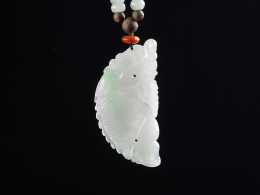 XY0006原创沉香+翡翠龙鱼挂件 商品图5