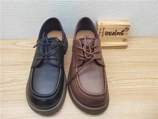 豪行新款23338569真皮职业休闲低跟女鞋单鞋皮鞋 商品图2