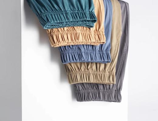 weyo男款长绒棉液氨新款休闲简约家居T恤短袖宽松短裤23701 商品图2