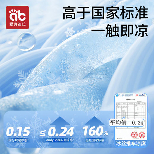 【清仓】婴儿夏季推车凉席坐躺垫子通用冰丝摇篮睡篮凉垫【实物包边颜色为蓝色，不支持退换介意慎拍！】 商品图1