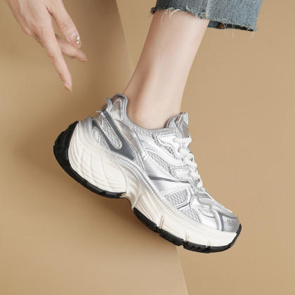 品质好货|Safiya/索菲娅2025复古厚底休闲机能风运动老爹鞋SF43112702 商品图4