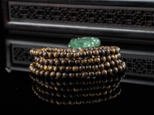 XY0066原创沉香+翡翠底色观音挂件 商品图1