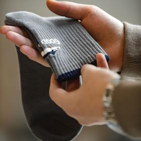 工装优选美式复古卡通刺绣针织趣味中筒袜高帮长袜情侣棉袜子男女