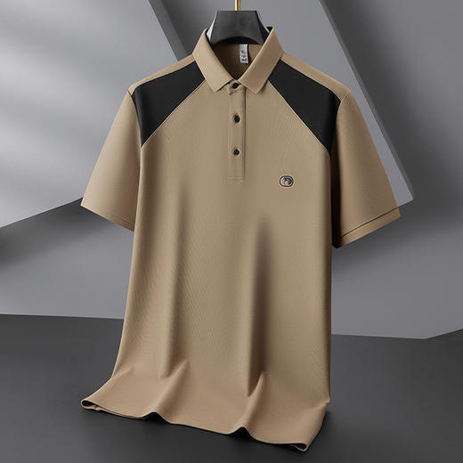 【DDP】大依优型大码短袖POLO衫加肥加大半袖拼色polo衫夏季薄款肥佬时尚休闲胖子上衣 商品图4