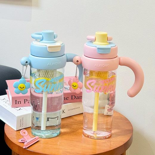 【YW】无忧购高颜值大容量手柄吨吨杯塑料杯ALX-020(截单后7天发货) 商品图0