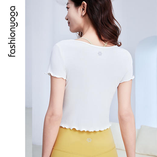 凡圣瑜伽超柔软短款短袖 F15324 商品图4