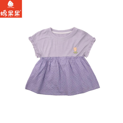 棉果果夏季商场专柜同款女童套头娃娃衫M222140225298 商品图1