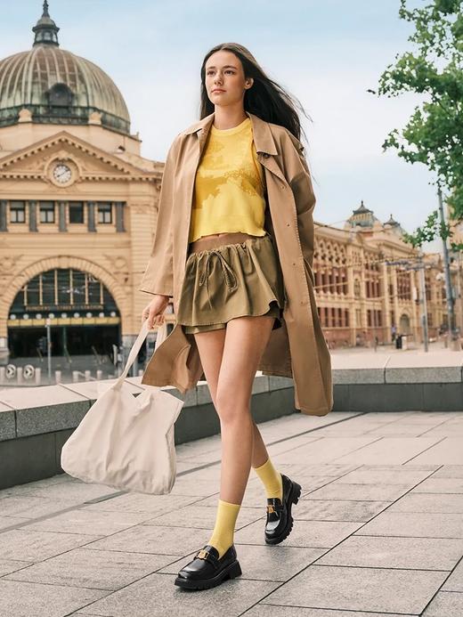 TEENMIX天美意 疯狂动物城联名 学院厚底乐福鞋女复古单鞋小皮鞋2025春新款 商品图4