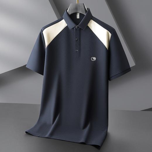【DDP】大依优型大码短袖POLO衫加肥加大半袖拼色polo衫夏季薄款肥佬时尚休闲胖子上衣 商品图1