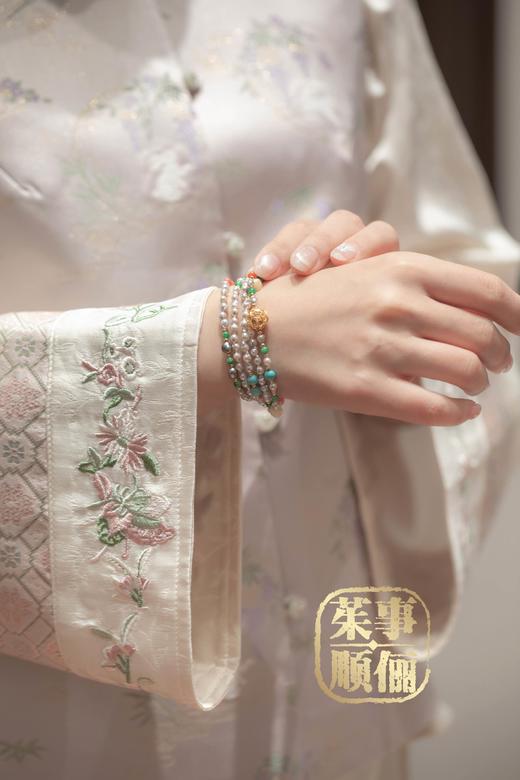 【茱事顺俪】18K黄金天然海水珍珠毛衣链 商品图4