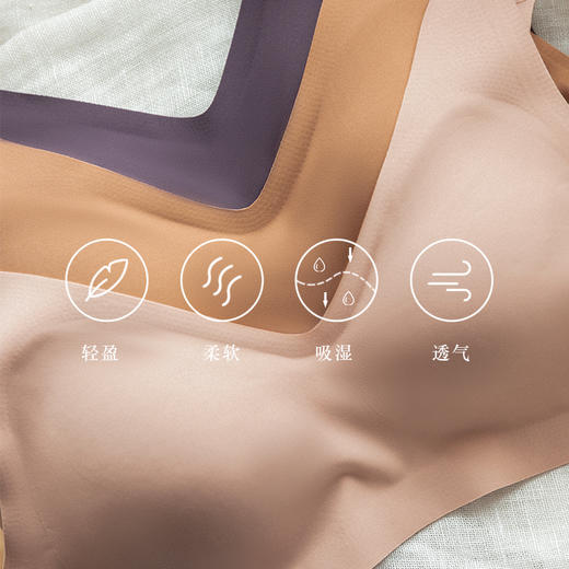 靴下物聚拢钉钉模杯承托胸罩无痕无钢圈不压胸收副乳文胸运动可穿 商品图3