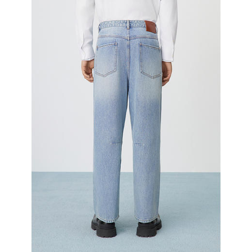 GXG男装 锥形宽松牛仔裤男士潮流弯刀裤通勤休闲裤 2025春季热卖 商品图3