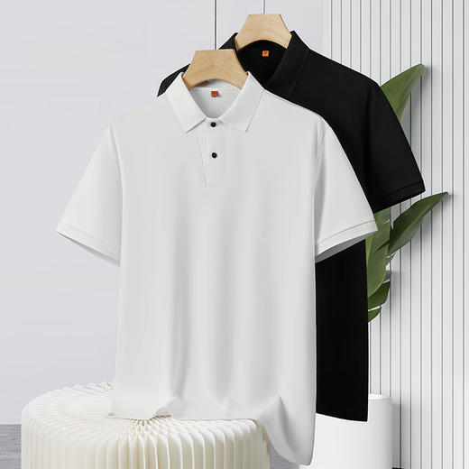 【棉质】【DDP】大依优型大码短袖POLO衫翻领商务休闲透气半袖夏季上衣 商品图0