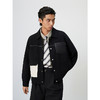 GXG男装 肌理明线撞色时尚简约通勤翻领夹克外套 25年春热卖 商品缩略图3